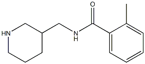 2-methyl-N-(piperidin-3-ylmethyl)benzamide Structure