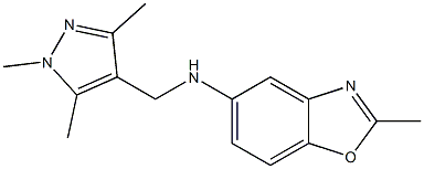  2-methyl-N-[(1,3,5-trimethyl-1H-pyrazol-4-yl)methyl]-1,3-benzoxazol-5-amine