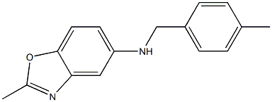  2-methyl-N-[(4-methylphenyl)methyl]-1,3-benzoxazol-5-amine