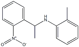 2-methyl-N-[1-(2-nitrophenyl)ethyl]aniline Structure