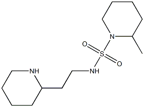 2-methyl-N-[2-(piperidin-2-yl)ethyl]piperidine-1-sulfonamide Struktur