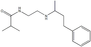 2-methyl-N-{2-[(4-phenylbutan-2-yl)amino]ethyl}propanamide Struktur