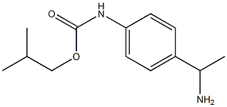 2-methylpropyl N-[4-(1-aminoethyl)phenyl]carbamate Structure