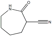 2-oxoazepane-3-carbonitrile Struktur