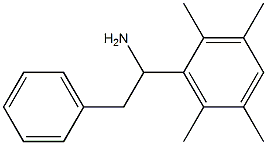 2-phenyl-1-(2,3,5,6-tetramethylphenyl)ethan-1-amine 结构式