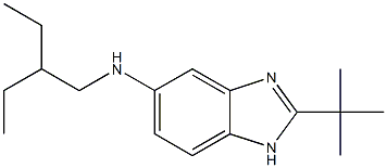 2-tert-butyl-N-(2-ethylbutyl)-1H-1,3-benzodiazol-5-amine Structure