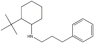 2-tert-butyl-N-(3-phenylpropyl)cyclohexan-1-amine,,结构式