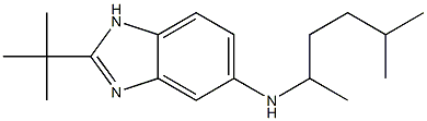 2-tert-butyl-N-(5-methylhexan-2-yl)-1H-1,3-benzodiazol-5-amine Structure