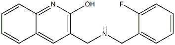 3-({[(2-fluorophenyl)methyl]amino}methyl)quinolin-2-ol