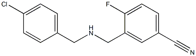 3-({[(4-chlorophenyl)methyl]amino}methyl)-4-fluorobenzonitrile