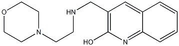 3-({[2-(morpholin-4-yl)ethyl]amino}methyl)quinolin-2-ol Structure