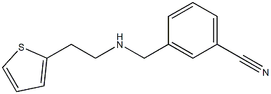 3-({[2-(thiophen-2-yl)ethyl]amino}methyl)benzonitrile