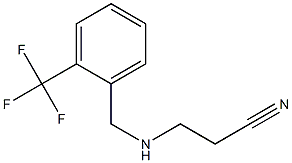  3-({[2-(trifluoromethyl)phenyl]methyl}amino)propanenitrile