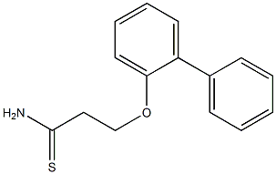 3-(1,1'-biphenyl-2-yloxy)propanethioamide|