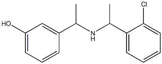  3-(1-{[1-(2-chlorophenyl)ethyl]amino}ethyl)phenol