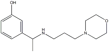  3-(1-{[3-(morpholin-4-yl)propyl]amino}ethyl)phenol