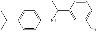 3-(1-{[4-(propan-2-yl)phenyl]amino}ethyl)phenol