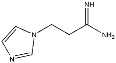 3-(1H-imidazol-1-yl)propanimidamide,,结构式
