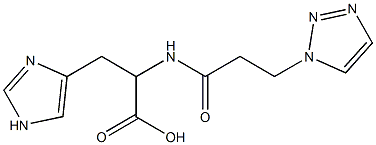 3-(1H-imidazol-4-yl)-2-[3-(1H-1,2,3-triazol-1-yl)propanamido]propanoic acid
