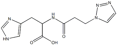  3-(1H-imidazol-4-yl)-2-[3-(1H-1,2,3-triazol-1-yl)propanamido]propanoic acid