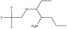 3-(2,2,2-trifluoroethoxy)heptan-4-amine,,结构式