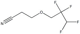 3-(2,2,3,3-tetrafluoropropoxy)propanenitrile Structure