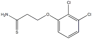 3-(2,3-dichlorophenoxy)propanethioamide Struktur