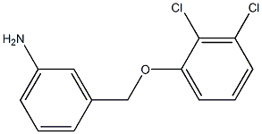 3-(2,3-dichlorophenoxymethyl)aniline Structure