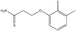 3-(2,3-dimethylphenoxy)propanethioamide,,结构式