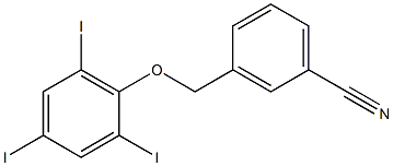 3-(2,4,6-triiodophenoxymethyl)benzonitrile|