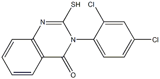 3-(2,4-dichlorophenyl)-2-sulfanyl-3,4-dihydroquinazolin-4-one Structure