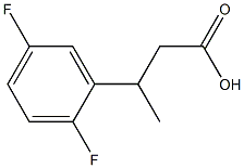 3-(2,5-difluorophenyl)butanoic acid Structure