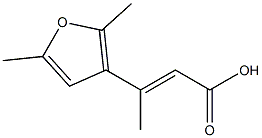  3-(2,5-dimethylfuran-3-yl)but-2-enoic acid