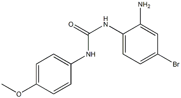 3-(2-amino-4-bromophenyl)-1-(4-methoxyphenyl)urea 结构式