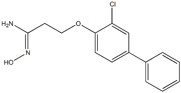  3-(2-chloro-4-phenylphenoxy)-N'-hydroxypropanimidamide