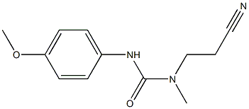 3-(2-cyanoethyl)-1-(4-methoxyphenyl)-3-methylurea