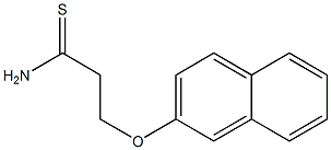 3-(2-naphthyloxy)propanethioamide Struktur