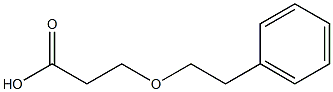 3-(2-phenylethoxy)propanoic acid,,结构式