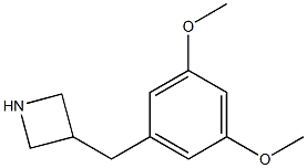 3-(3,5-dimethoxybenzyl)azetidine 结构式