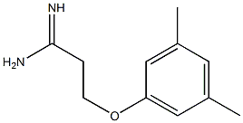 3-(3,5-dimethylphenoxy)propanimidamide Structure