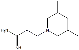 3-(3,5-dimethylpiperidin-1-yl)propanimidamide