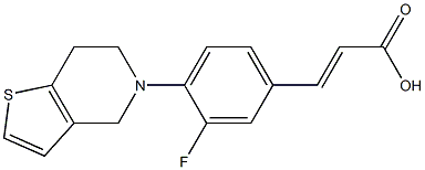 3-(3-fluoro-4-{4H,5H,6H,7H-thieno[3,2-c]pyridin-5-yl}phenyl)prop-2-enoic acid