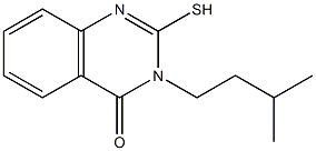 3-(3-methylbutyl)-2-sulfanyl-3,4-dihydroquinazolin-4-one