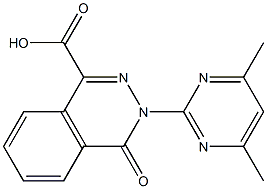 3-(4,6-dimethylpyrimidin-2-yl)-4-oxo-3,4-dihydrophthalazine-1-carboxylic acid