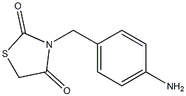 3-(4-aminobenzyl)-1,3-thiazolidine-2,4-dione Structure