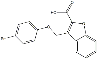  3-(4-bromophenoxymethyl)-1-benzofuran-2-carboxylic acid