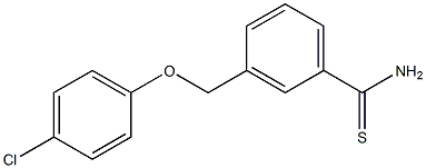  3-(4-chlorophenoxymethyl)benzene-1-carbothioamide