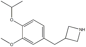 3-(4-isopropoxy-3-methoxybenzyl)azetidine Struktur