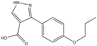 3-(4-propoxyphenyl)-1H-pyrazole-4-carboxylic acid|