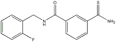 3-(aminocarbonothioyl)-N-(2-fluorobenzyl)benzamide